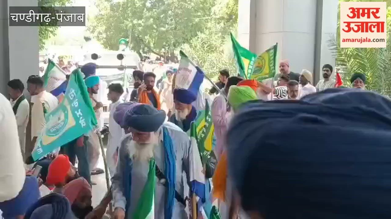 Farmers in Moga staged a protest against the US-India trade deal