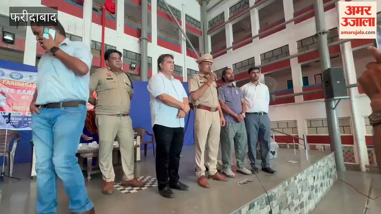 SHO Sumer Singh boosted the morale of the players at the karate competition