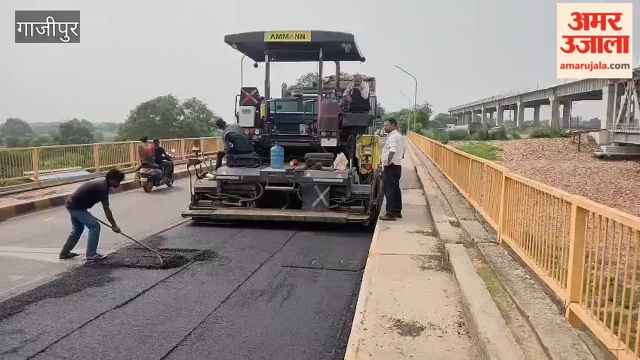 Repair work Hamid Setu road and expansion joints begins