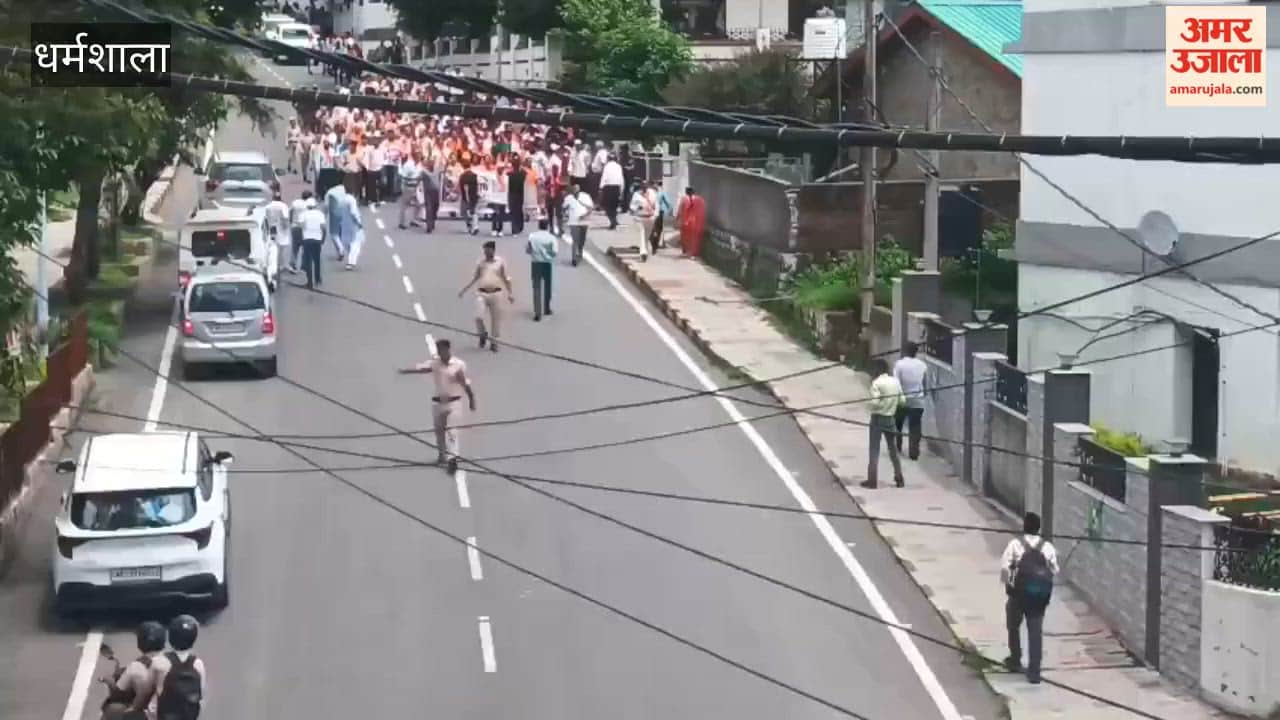 dharamshala congress padayatra ram mandir donation row hanuman temple