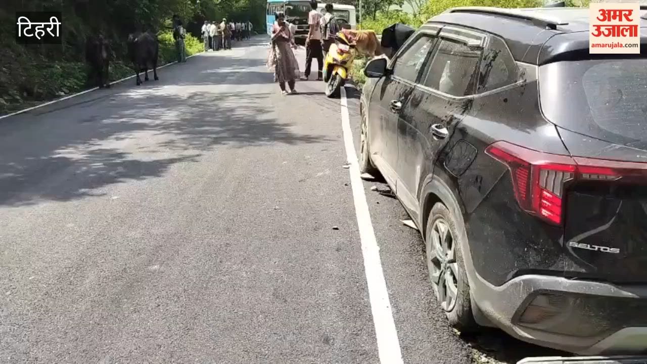 Bus and car collide near Payal village, Devprayag; some passengers, including a woman, injured