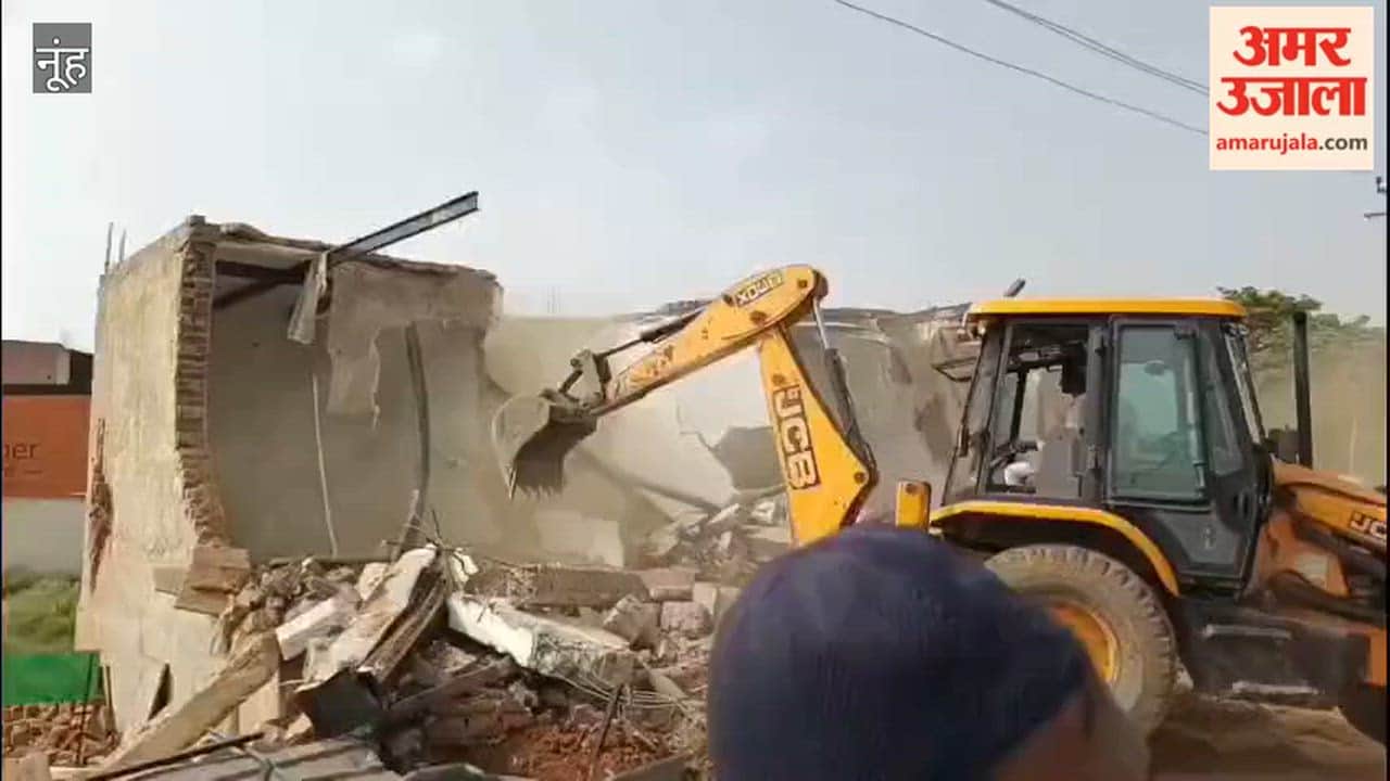 Bulldozers run on three illegal colonies developed on six acres in Taoru