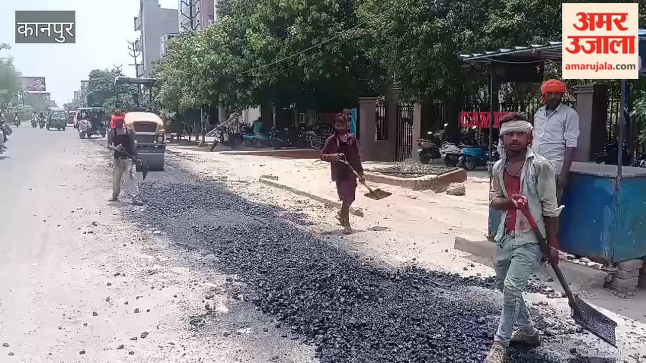 Shuklaganj: Patchwork completed on dug-up road; relief for commuters