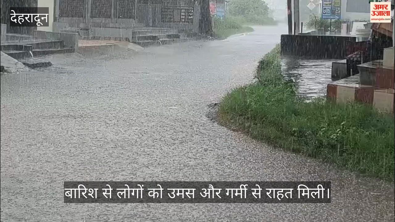 Dehradun:Heavy rain in Jollygrant after several days; paddy crop to benefit