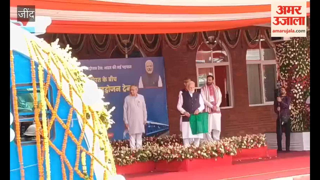 India's first hydrogen train launched in Jind; Prime Minister Narendra Modi flagged it off