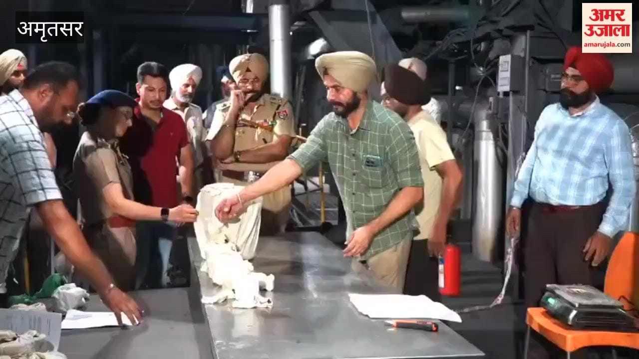 Amritsar Police destroyed narcotics seized in 100 cases; conducted a drive at Khanna Paper Mill.