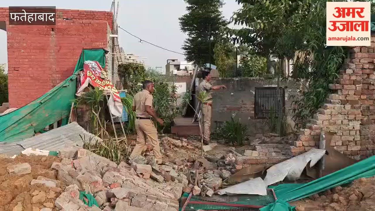 Illegal encroachment removed from the Chilli Lake road in Fatehabad; Municipal Council carried out the action in the presence of police