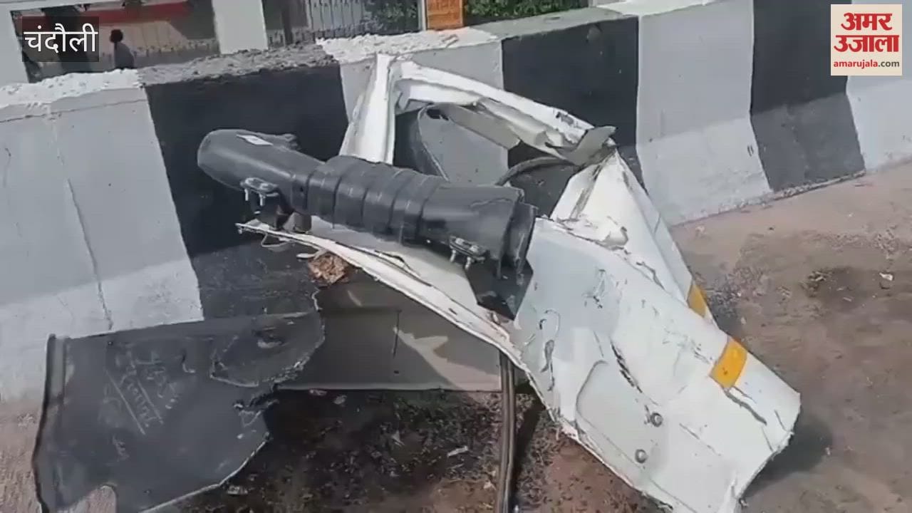 Cabin completely mangled body extricated using crane