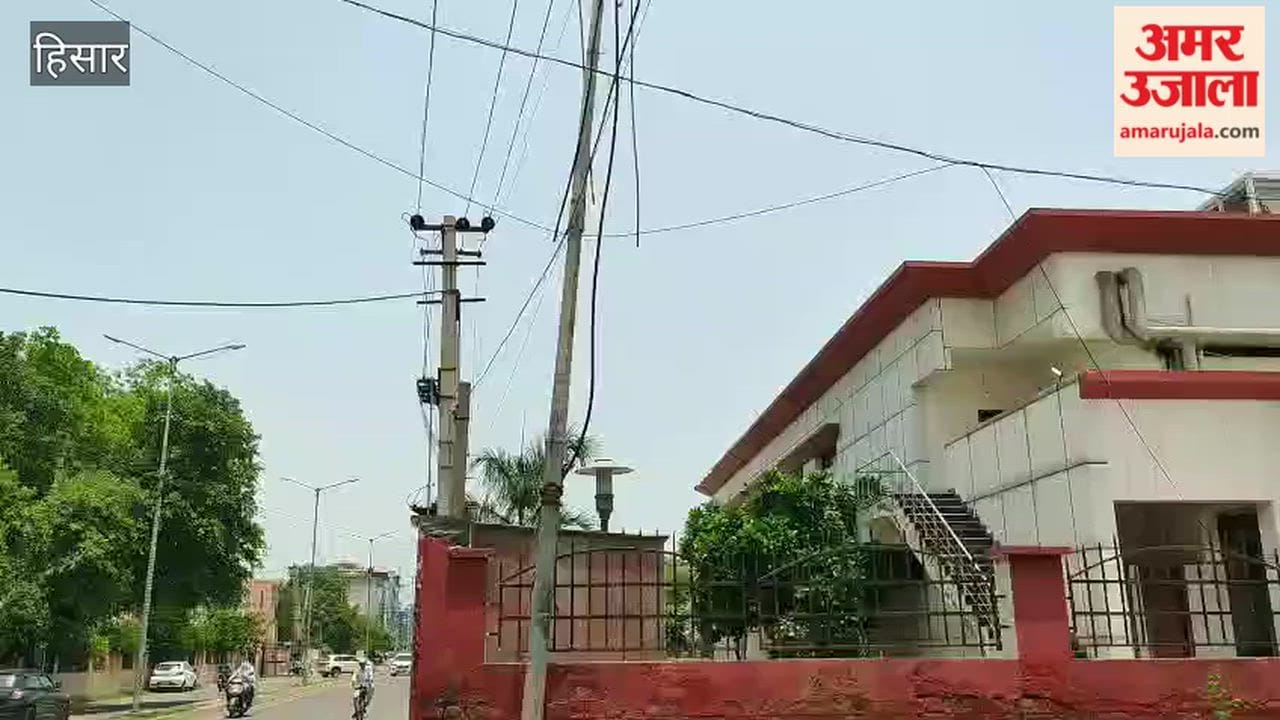 man died a tragic death after suffering an electric shock from a utility pole near Camp Chowk in Hisar