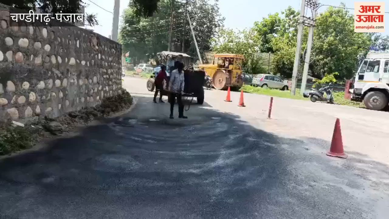 Construction of dilapidated roads begins in Nangal's Barari village.
