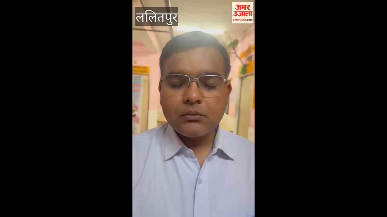 DM Satya Prakash providing information about the children who fell victim to food poisoning at Atal Residential School.