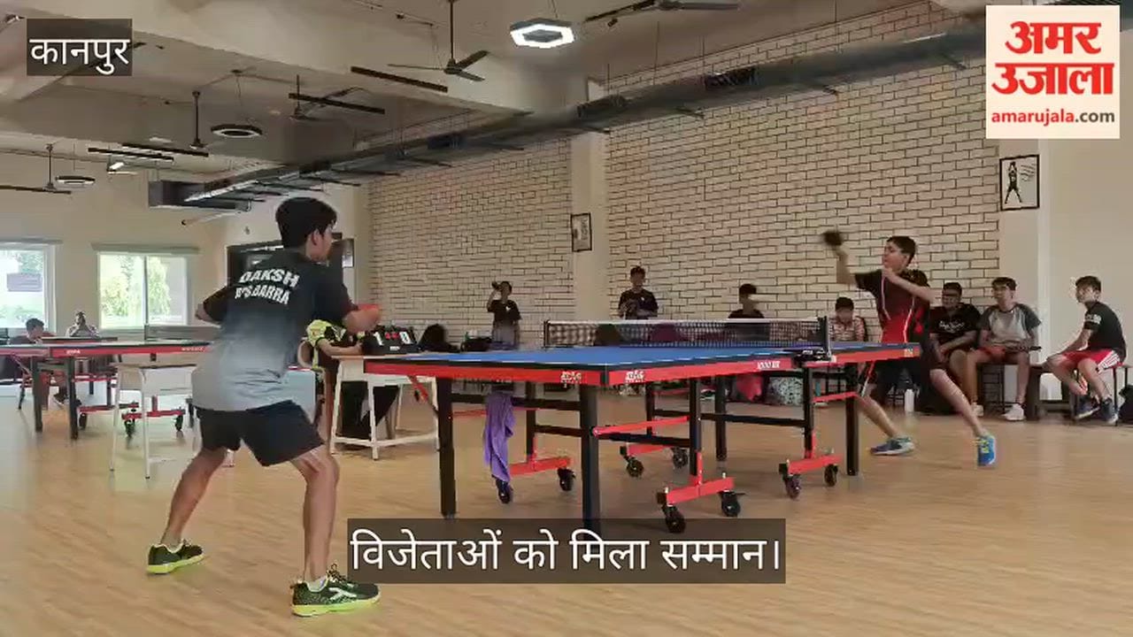 KSS Table Tennis Tournament in Kanpur Young Players Vie for the Title