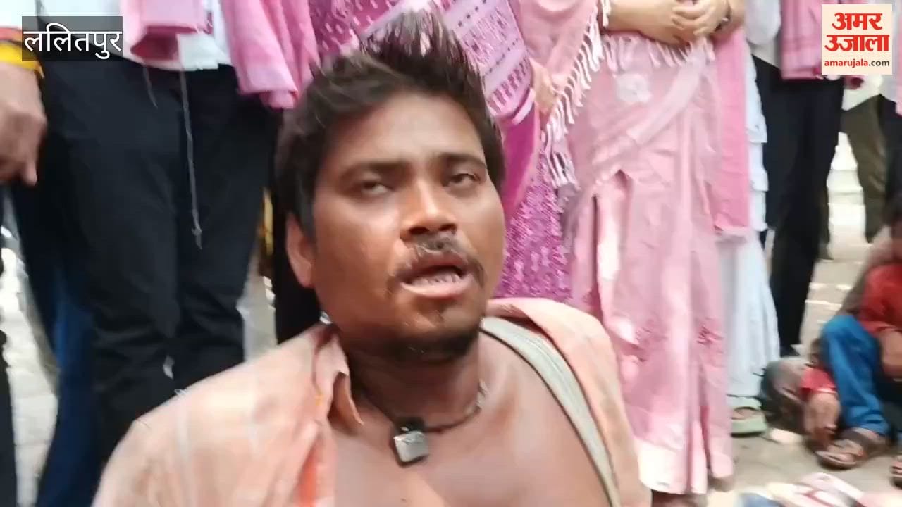 A young man attempted suicide by hanging himself during the 'Sampoorna Samadhan Diwas'