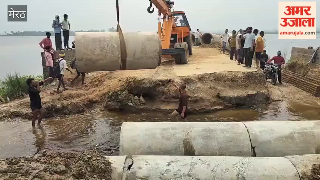 Hastinapur: Repair Work Begins on Chandpur Road, Small Vehicles to Resume from Sunday