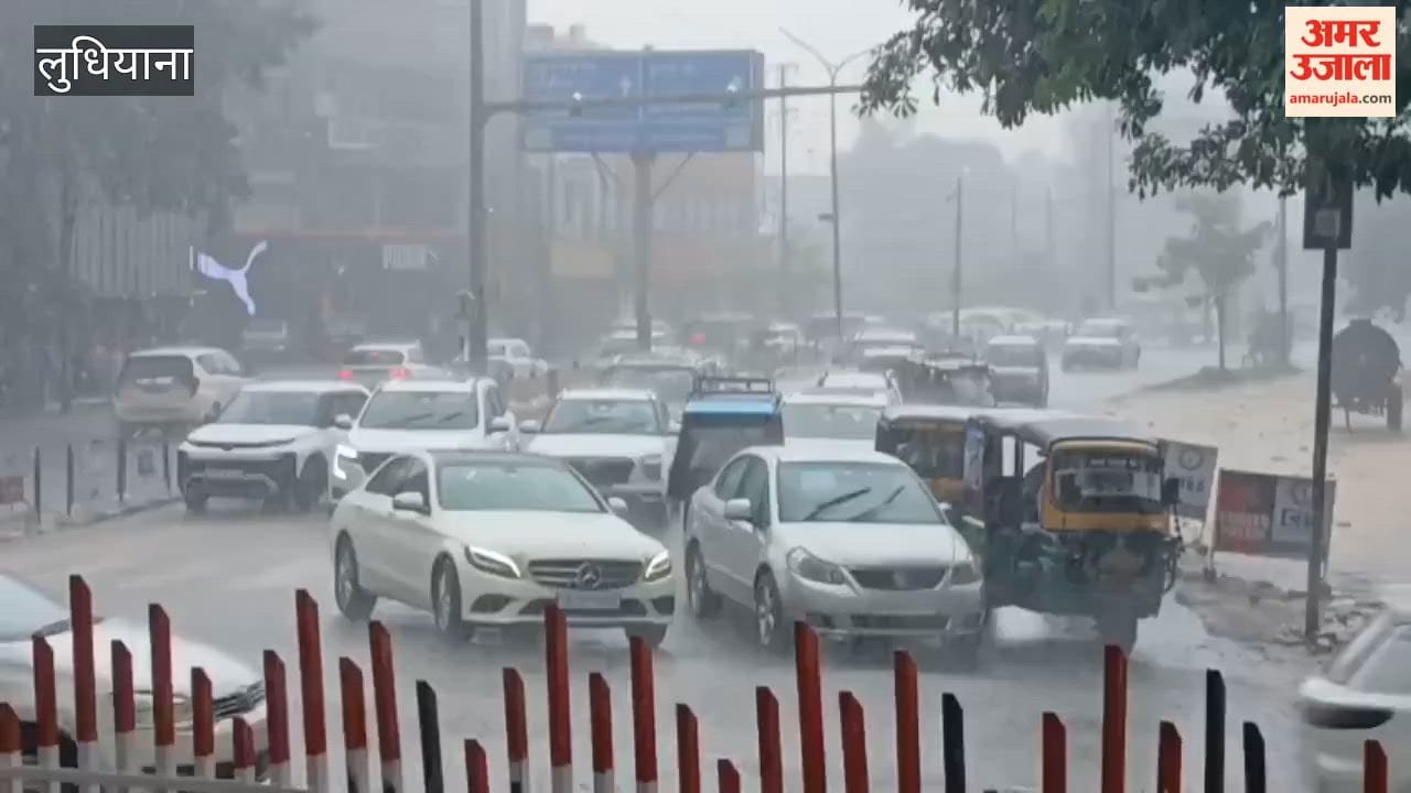 Relief from heat in Ludhiana after heavy rain.