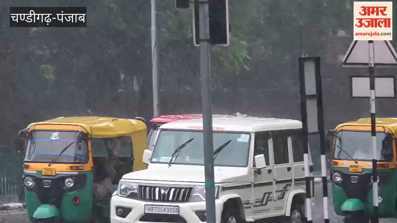 Rain in chandigarh