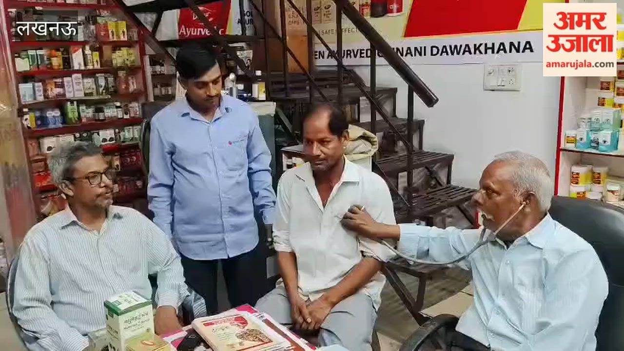 लखनऊ में लोकतंत्र सेनानी कल्याण मंच ने लगवाया स्वास्थ्य शिविर