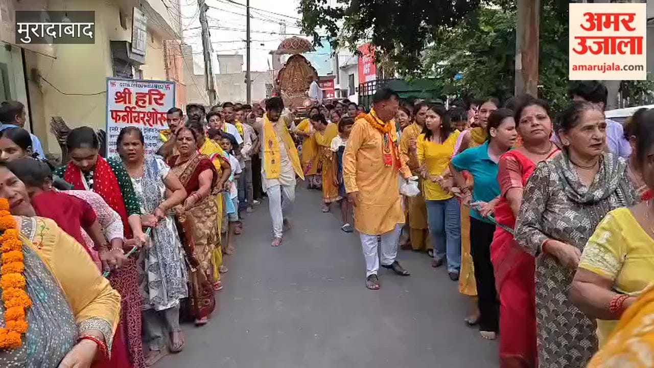 Lord Jagannath Rath Yatra taken out from Ashok Samrat Nagar