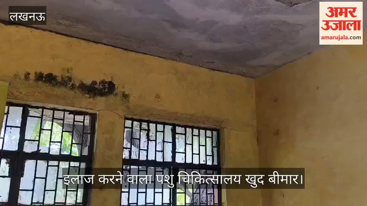 Video: इलाज करने वाला पशु चिकित्सालय खुद बीमार, टपकती छत और टूटे शौचालय से जूझ रहा चिकित्सालय