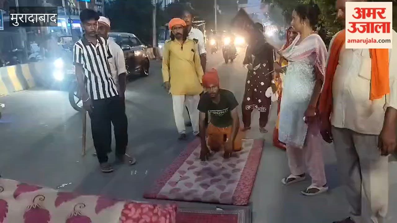 Brijesh Bhagat sets out on a penance journey; devotees welcome him