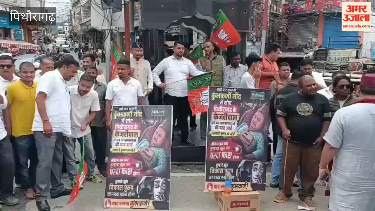 BJP questions MLA Mayukh Mahar's sit-in protest, burns his effigy.