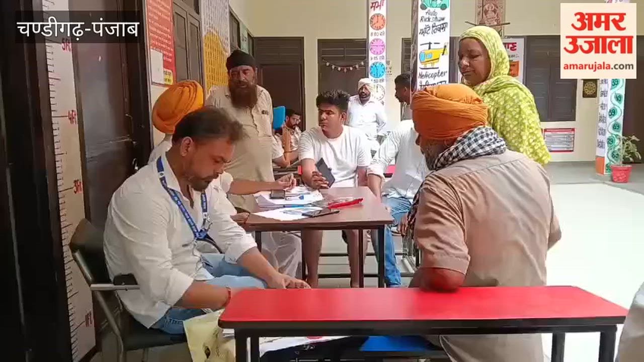 Special camps set up at polling stations in Moga.