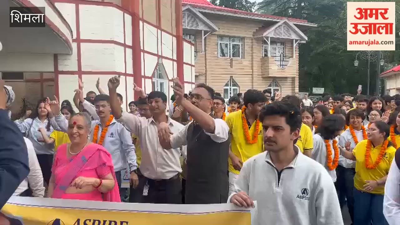 aspire felicitates neet qualified students at peterhof shimla