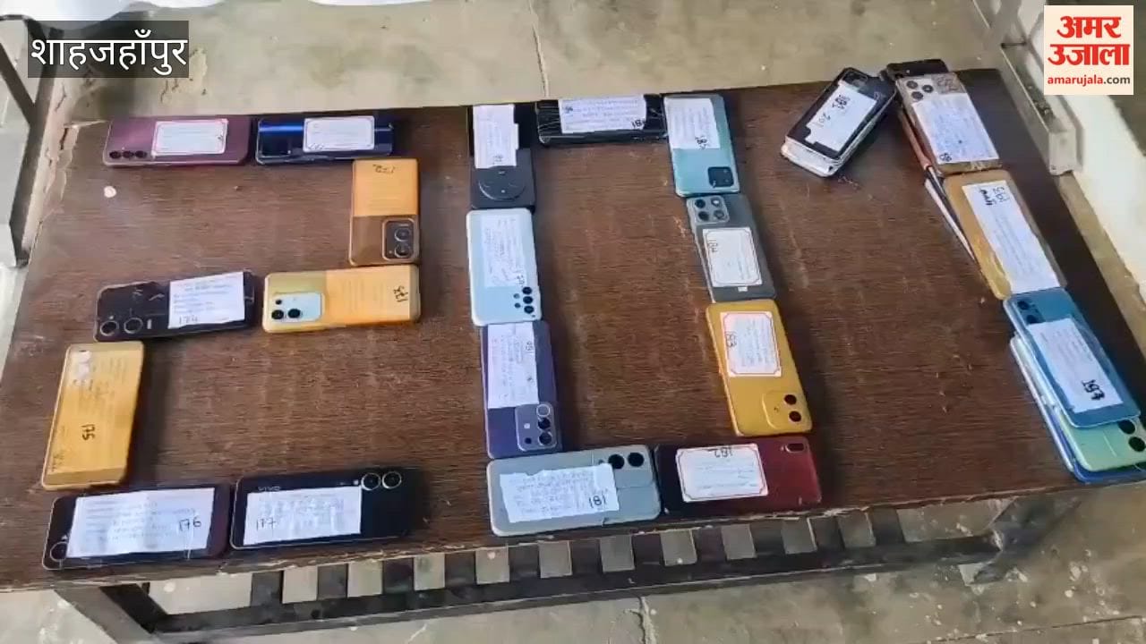 Surveillance cell in Shahjahanpur recovers 201 lost mobile phones