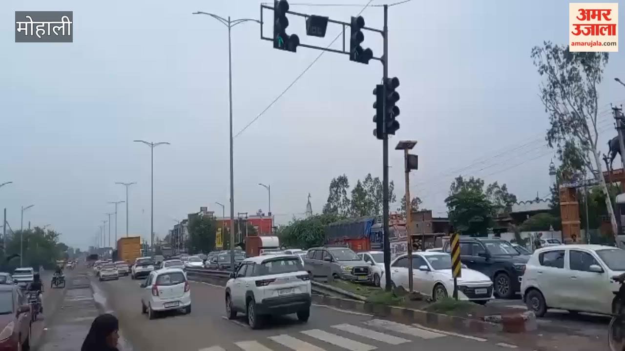 Traffic diverted due to farmers' protest at Shambhu border; queues of vehicles form at Lalru.