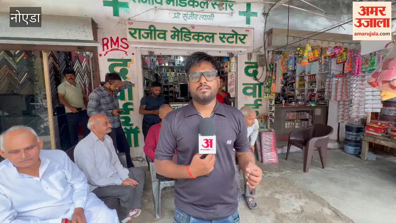 Business in Noida's Gejha Market is sinking into open drains