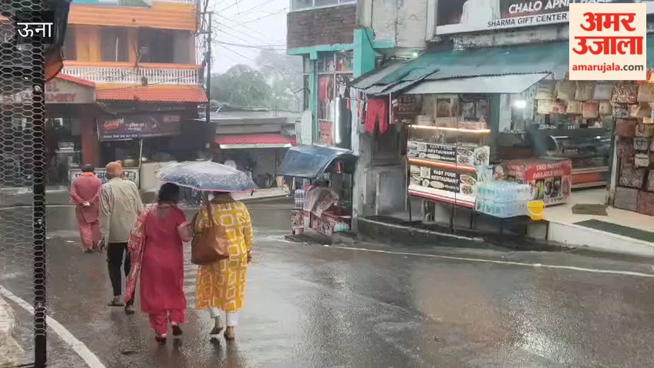 Chintpurni Weather Update: Heavy Rain Brings Relief From Heat in Una