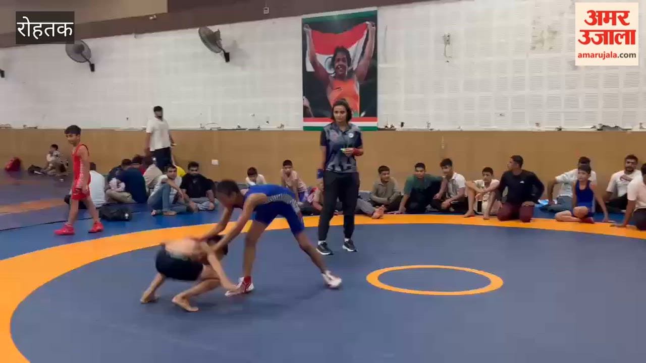 Wrestlers from Rithal and Sanghi triumph in block-level Under-14 wrestling.