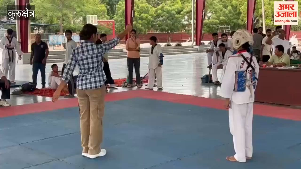 Athletes displayed their prowess in taekwondo and volleyball matches on the third day of the block-level games in Kurukshetra.