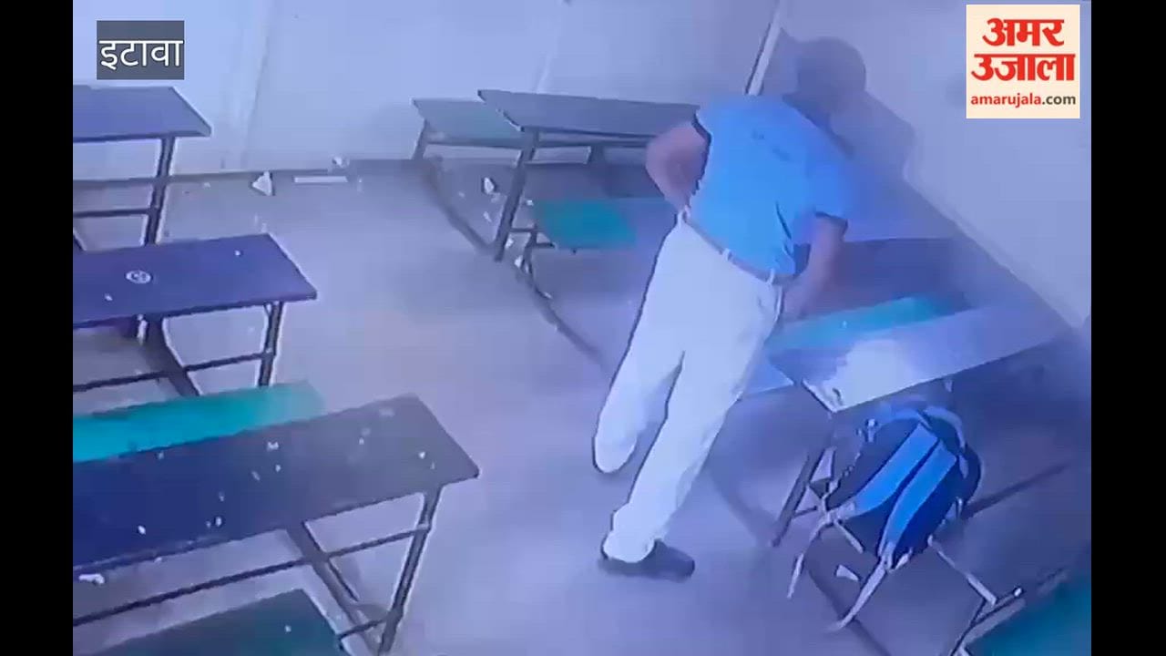 Etawah: Student jumps to death from two-story school building; watch the video of the incident
