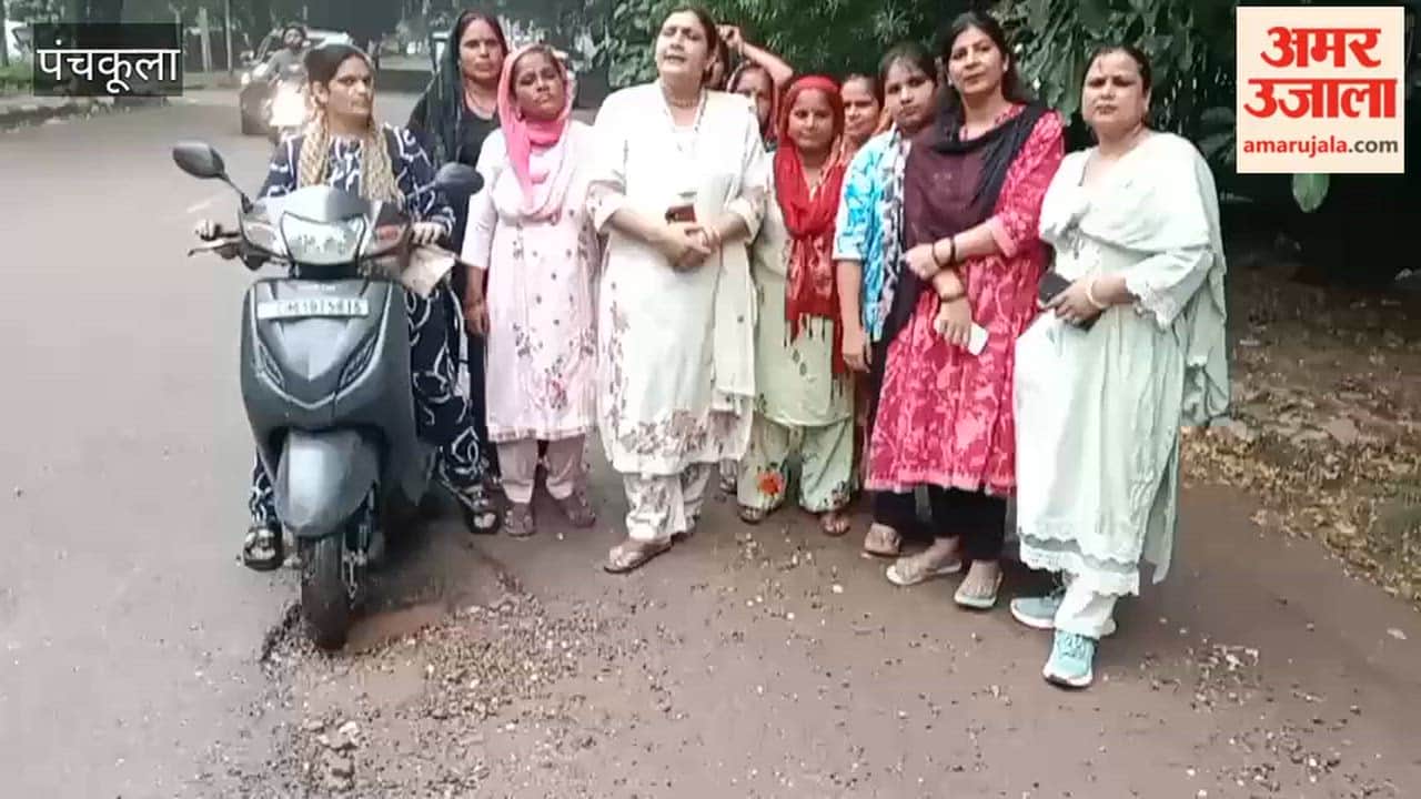 Dilapidated roads in Manimajra Sector-13 have become a problem for residents