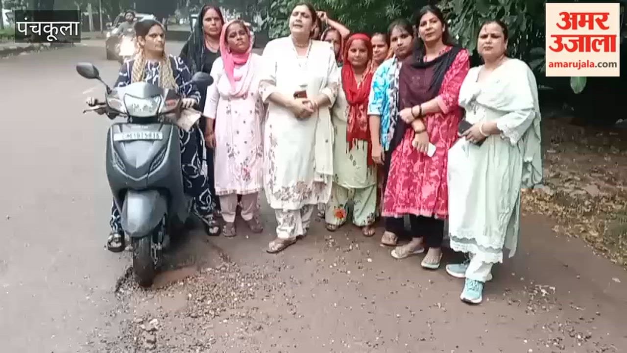 Dilapidated roads in Manimajra Sector-13 have become a problem for residents