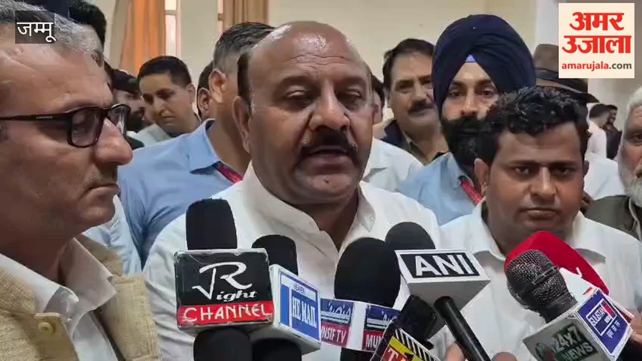 Deputy Chief Minister Surinder Choudhary addressed the media on Wednesday after visiting the flood-affected areas of Rajouri.