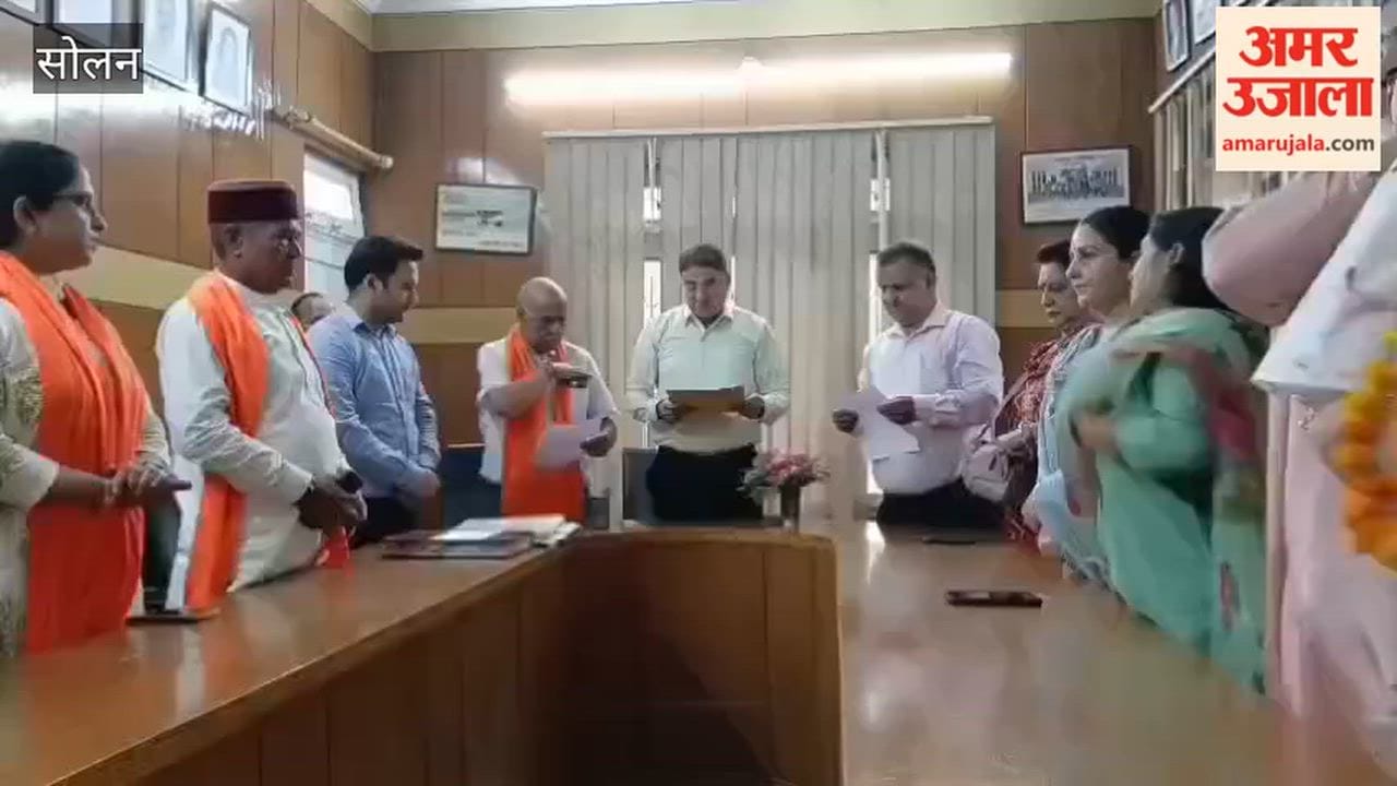 parwanoo municipal council president vice president oath ceremony