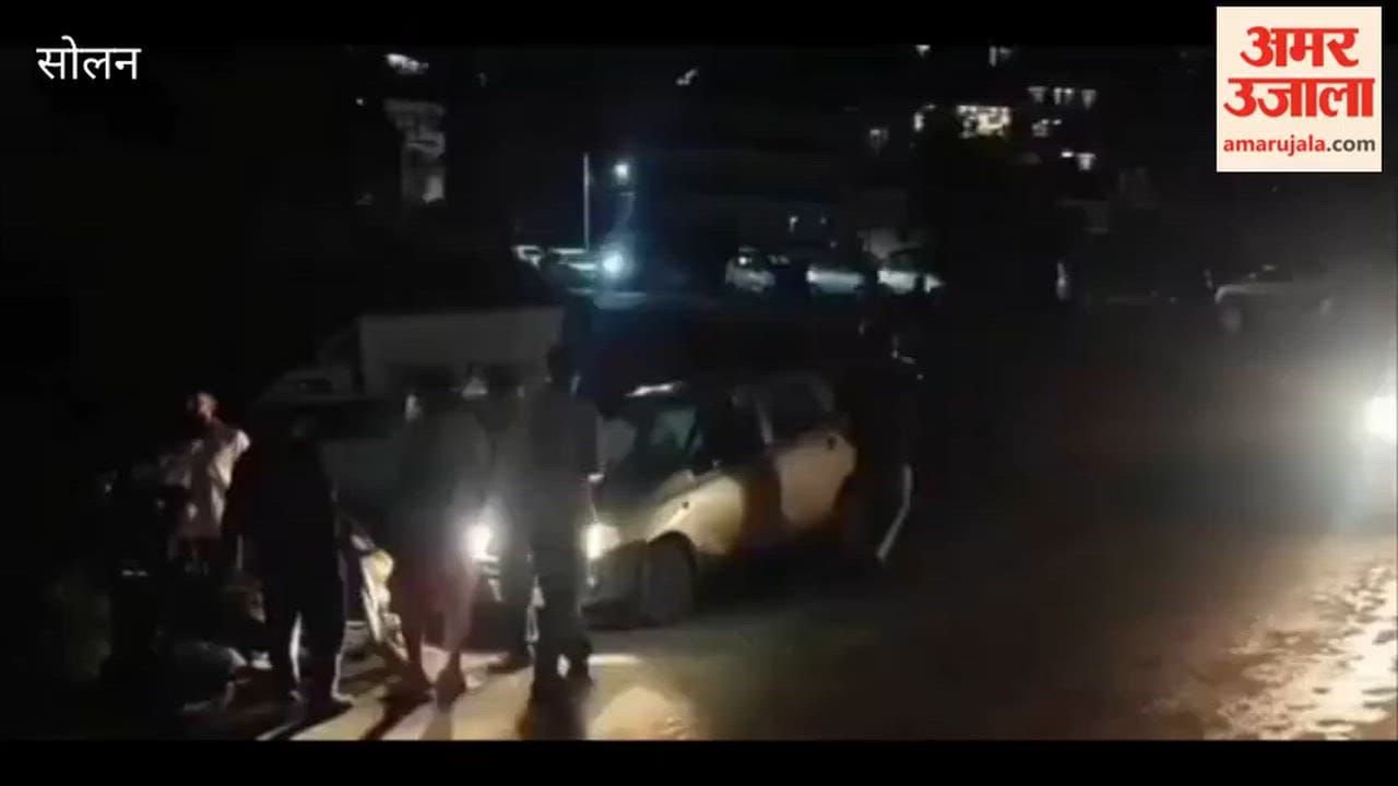 solan dehunghat alto car hit scooty one injured