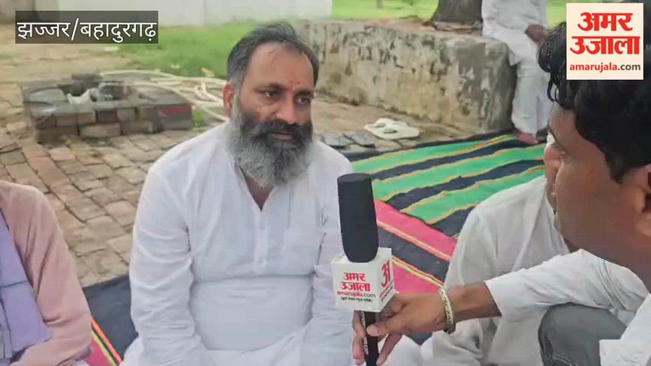 Villagers in Guliya, Bahadurgarh, performed havan-yajna for the reconstruction of the ancient Dada Sarangdev Temple.