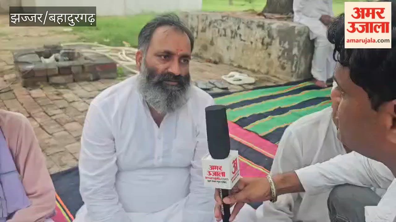 Villagers in Guliya, Bahadurgarh, performed havan-yajna for the reconstruction of the ancient Dada Sarangdev Temple.