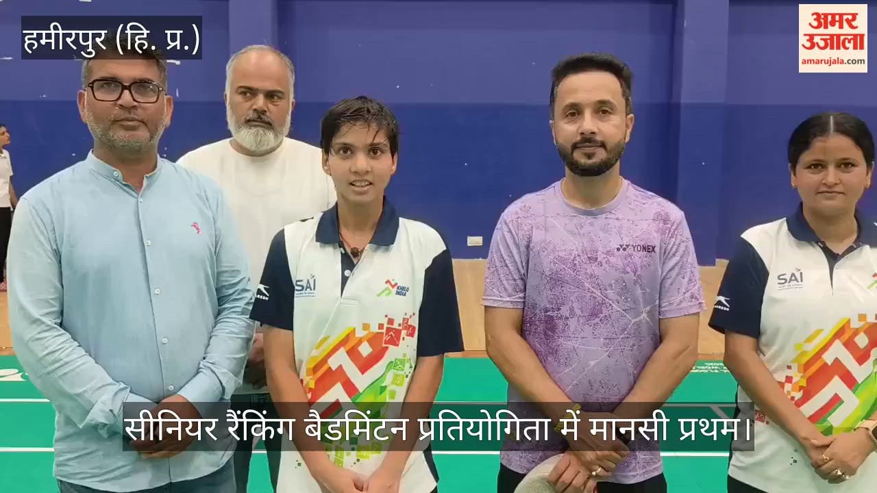 Mansi wins first place in Senior Ranking Badminton Tournament.