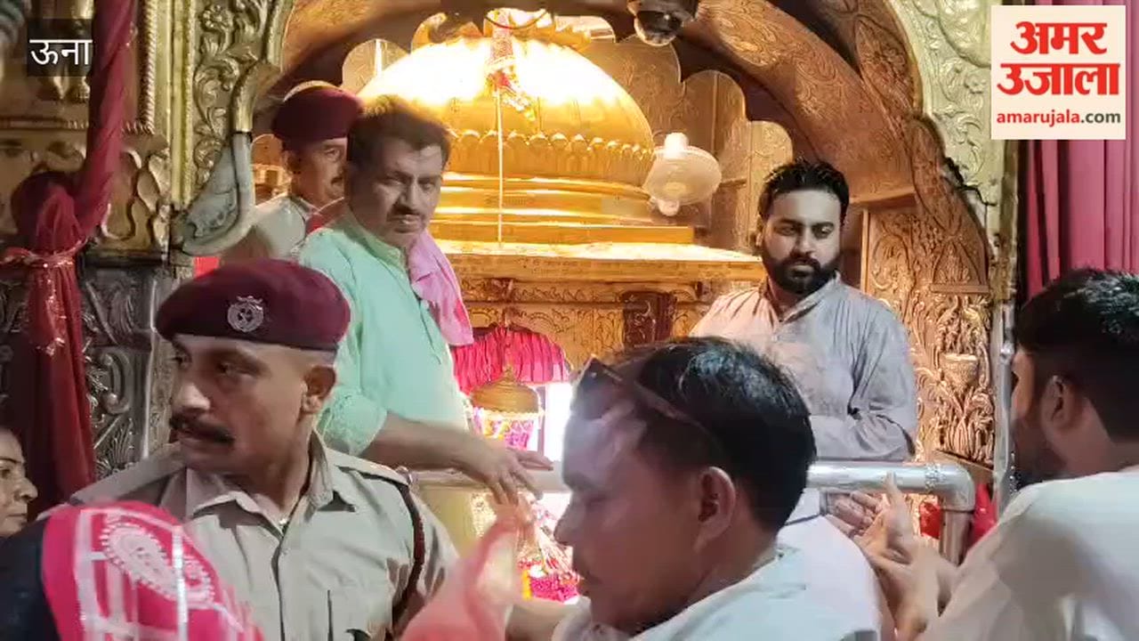 chintpurni temple sunday devotees rush long queues una news