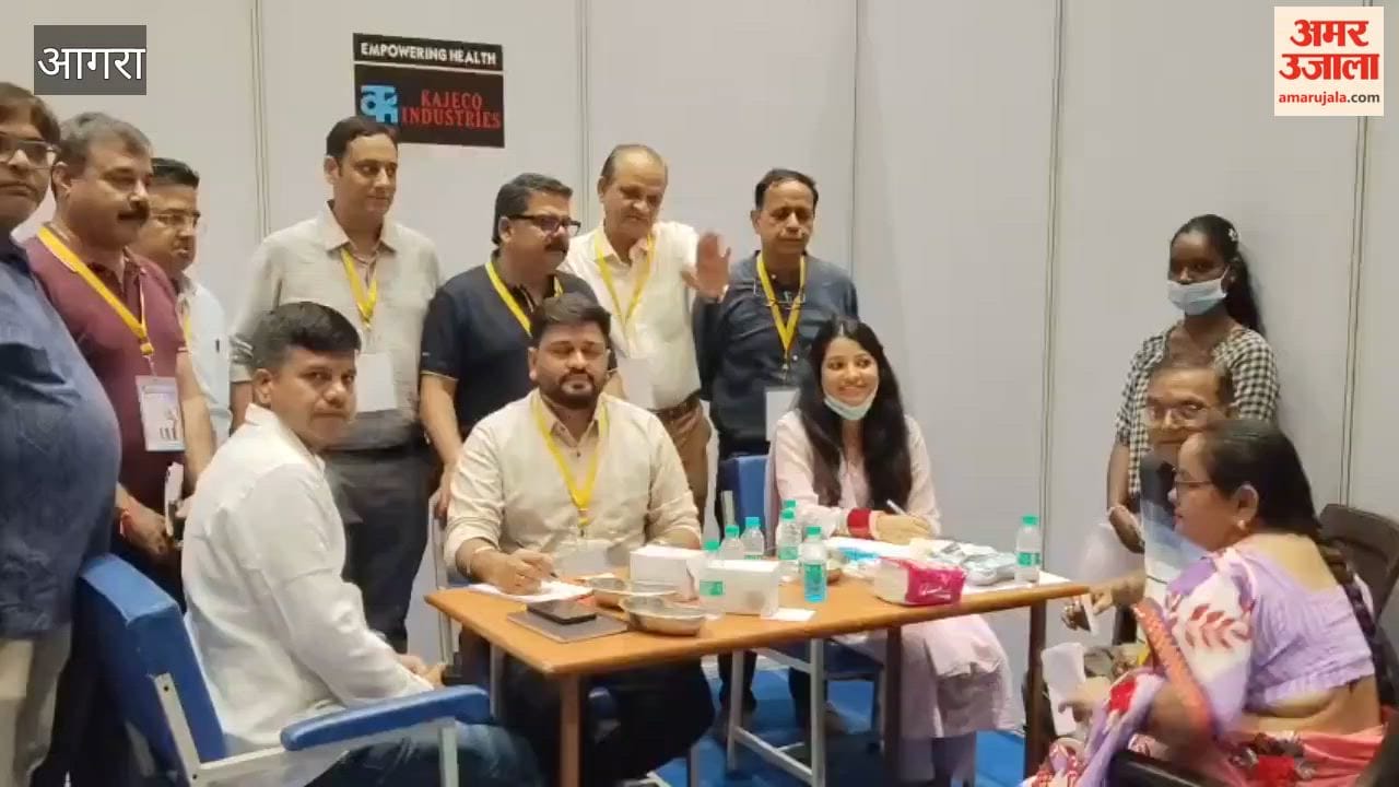 Blood donation camp organized at St Peter College in Agra