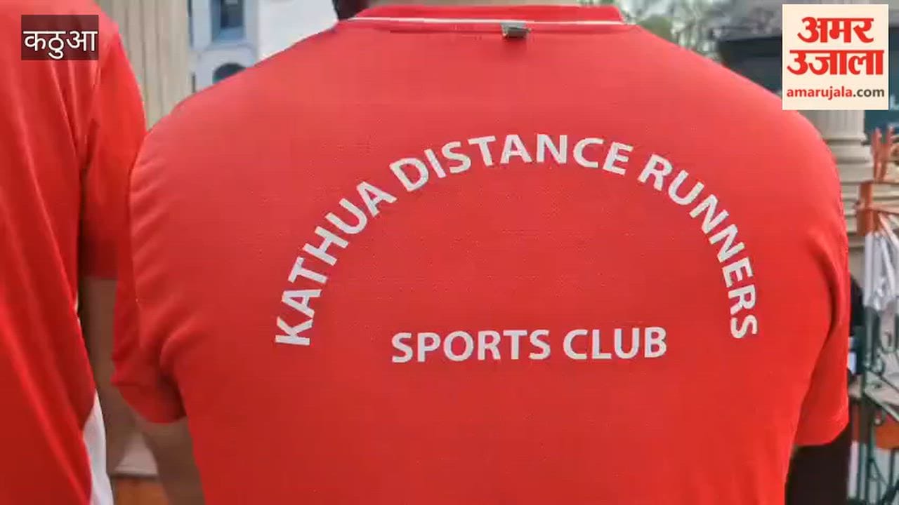 Saluting the heroes in Kathua; paying tribute to the martyrs with a 26-kilometer run.