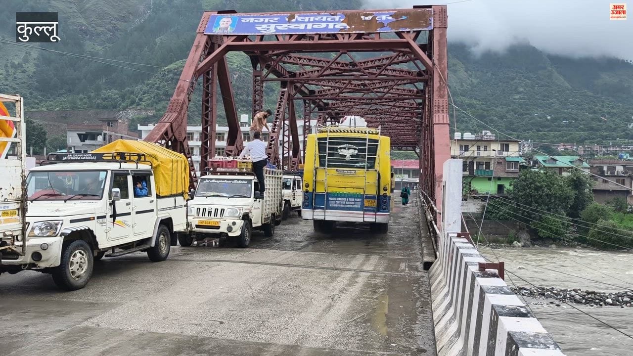 kullu bhuntar traffic jam fruit growers vegetable market