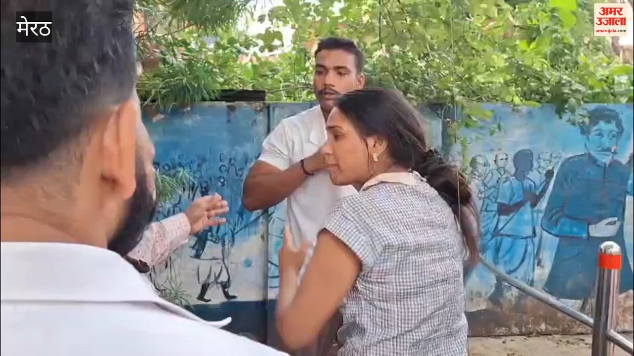 High-Voltage Drama on Meerut Road as Woman Tears Husband’s Clothes During Dispute