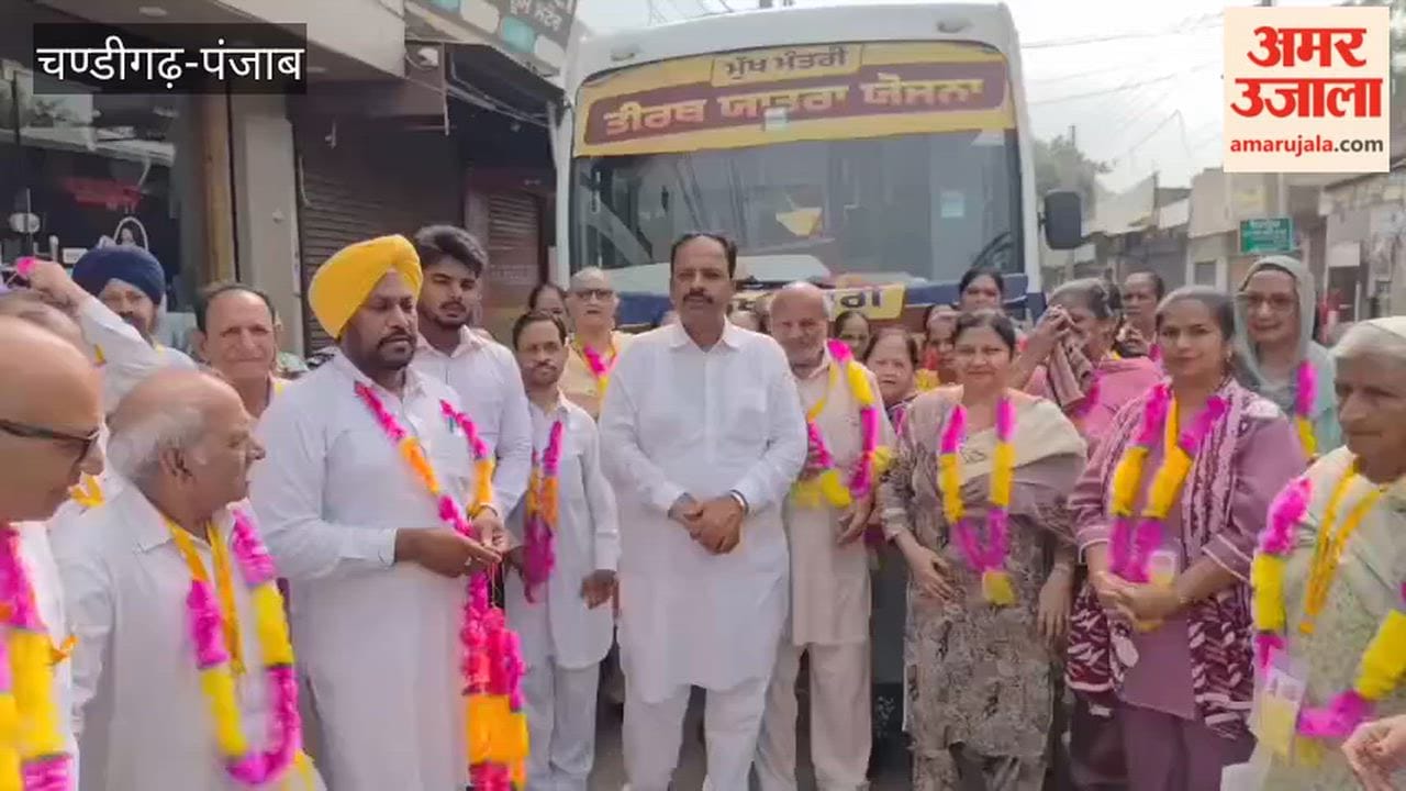A bus carrying pilgrims for a pilgrimage departed.