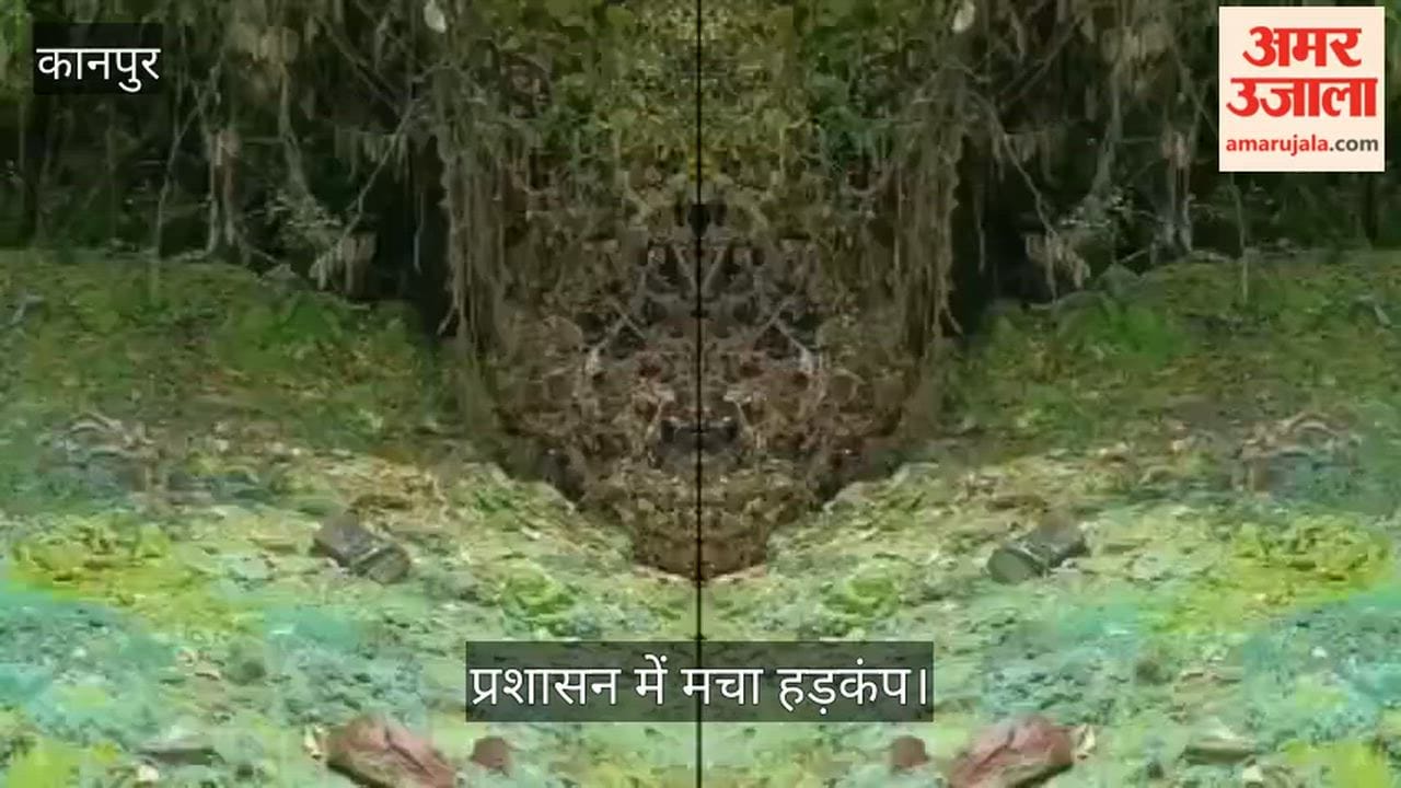 Kanpur Dumper load of toxic waste found by the highway in Mahuava village Maharajpur