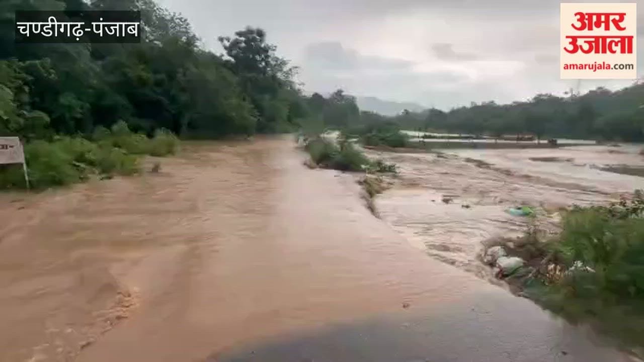 Waterlogging in Sri Anandpur Sahib after heavy rains